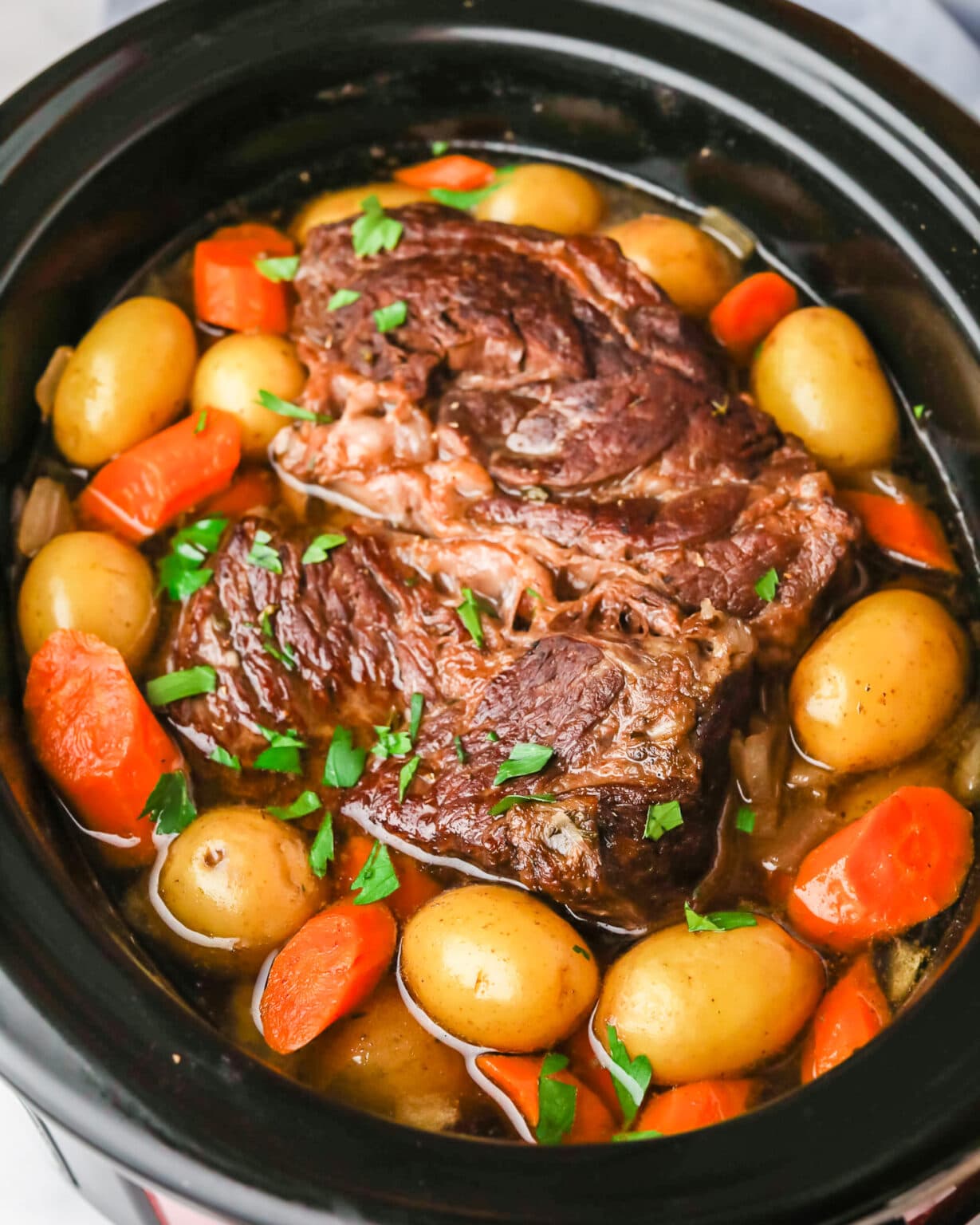 Easy Slow Cooker Pot Roast | Classic Recipe with Potatoes & Carrots