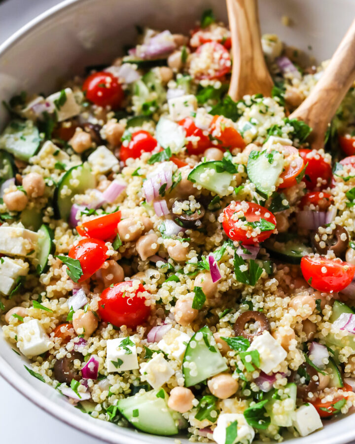 Mediterranean Quinoa Salad — Her Wholesome Kitchen