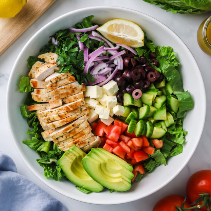 Greek Salad With Chicken 