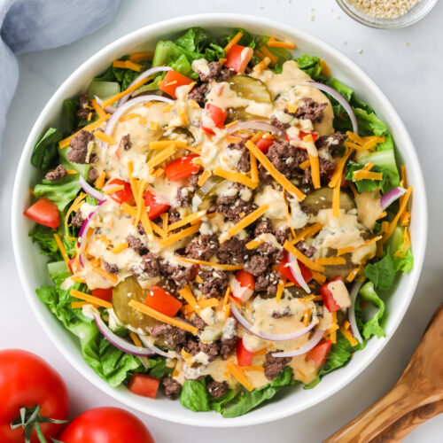 Easy Big Mac Salad | 20 Minute Recipe! + Big Mac Sauce