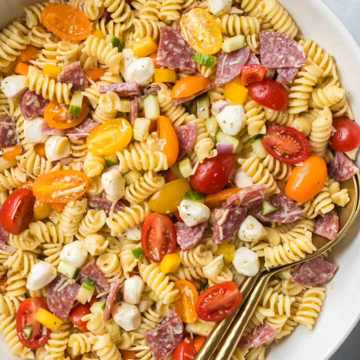 Easy Pasta Salad with Salami